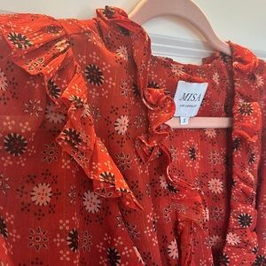 Beautiful fall dress Misa brand size small